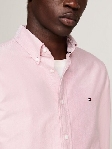 TOMMY HILFIGER Regular fit Overhemd 'Heritage' in Roze