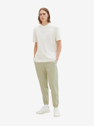 TOM TAILOR DENIM Tapered Broek in Groen