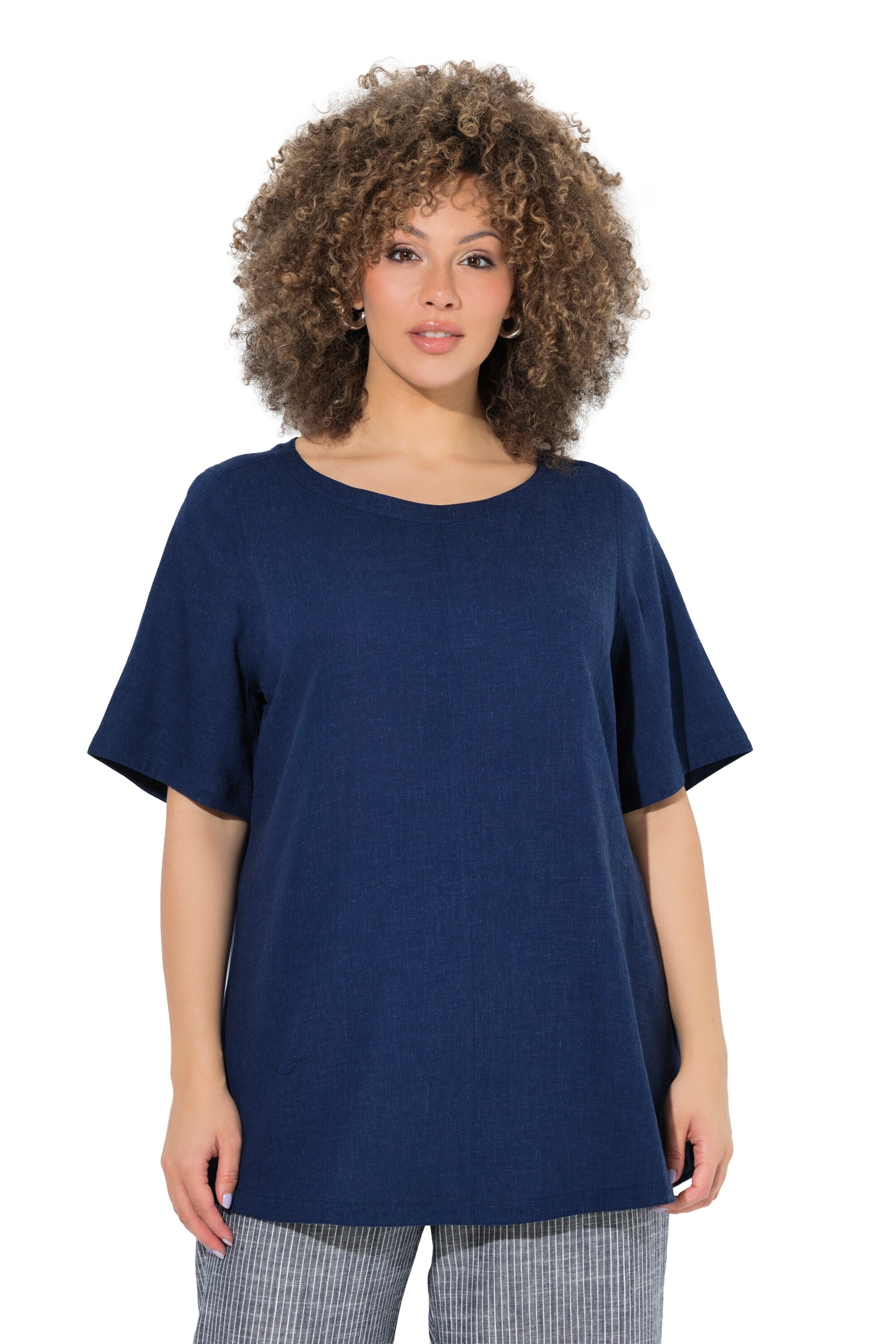 Ulla Popken Blouse in Blue: front