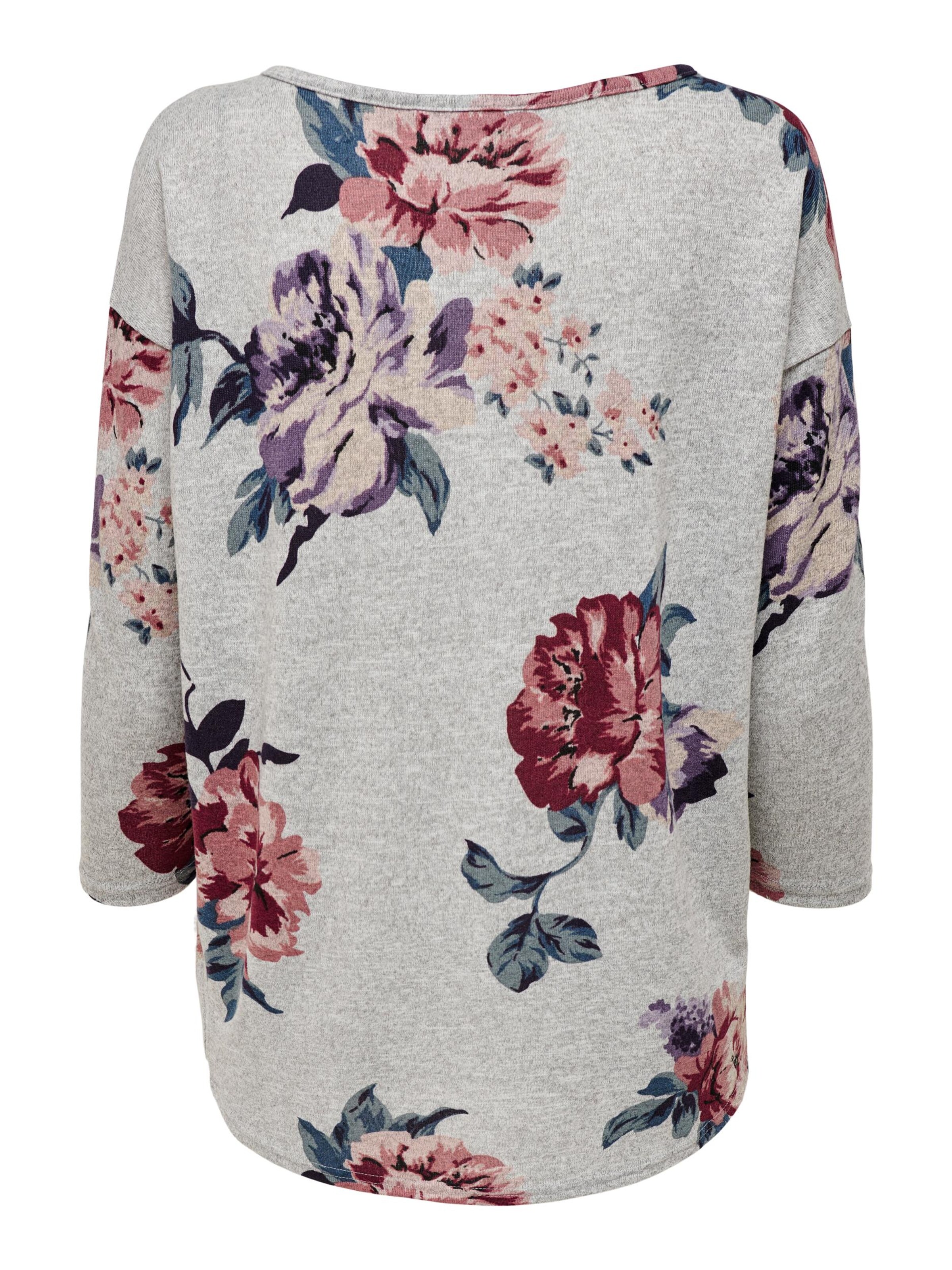 ONLY Tričko 'Elcos' - Sivá