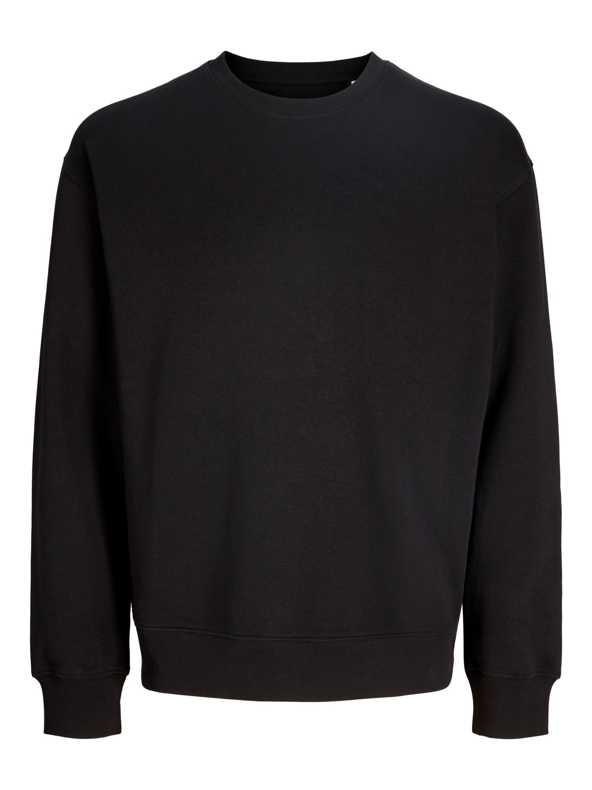 Sweat-shirt 'JJEACE' JACK & JONES en noir : devant
