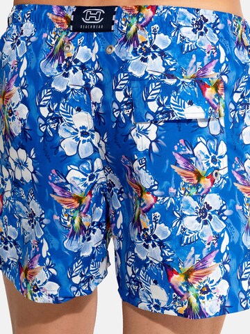Shorts de bain ' Beach Boxer Colibris ' HOM en bleu