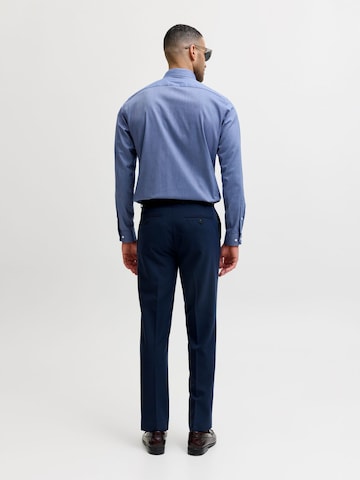 JACK & JONES Slim Fit Skjorte 'JPRBLAParker' i blå