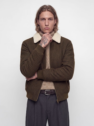 Jack & Jones Premium Between-Season Jacket 'JPRBLUMelvin' in Brown