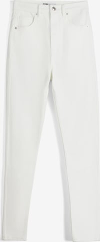 Skinny Jean Bershka en blanc : devant