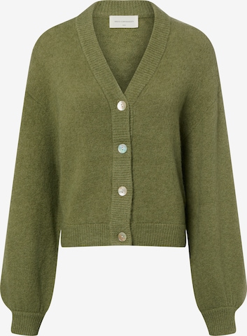 MSCH COPENHAGEN Knit Cardigan 'Petrinelle Hope' in Green: front
