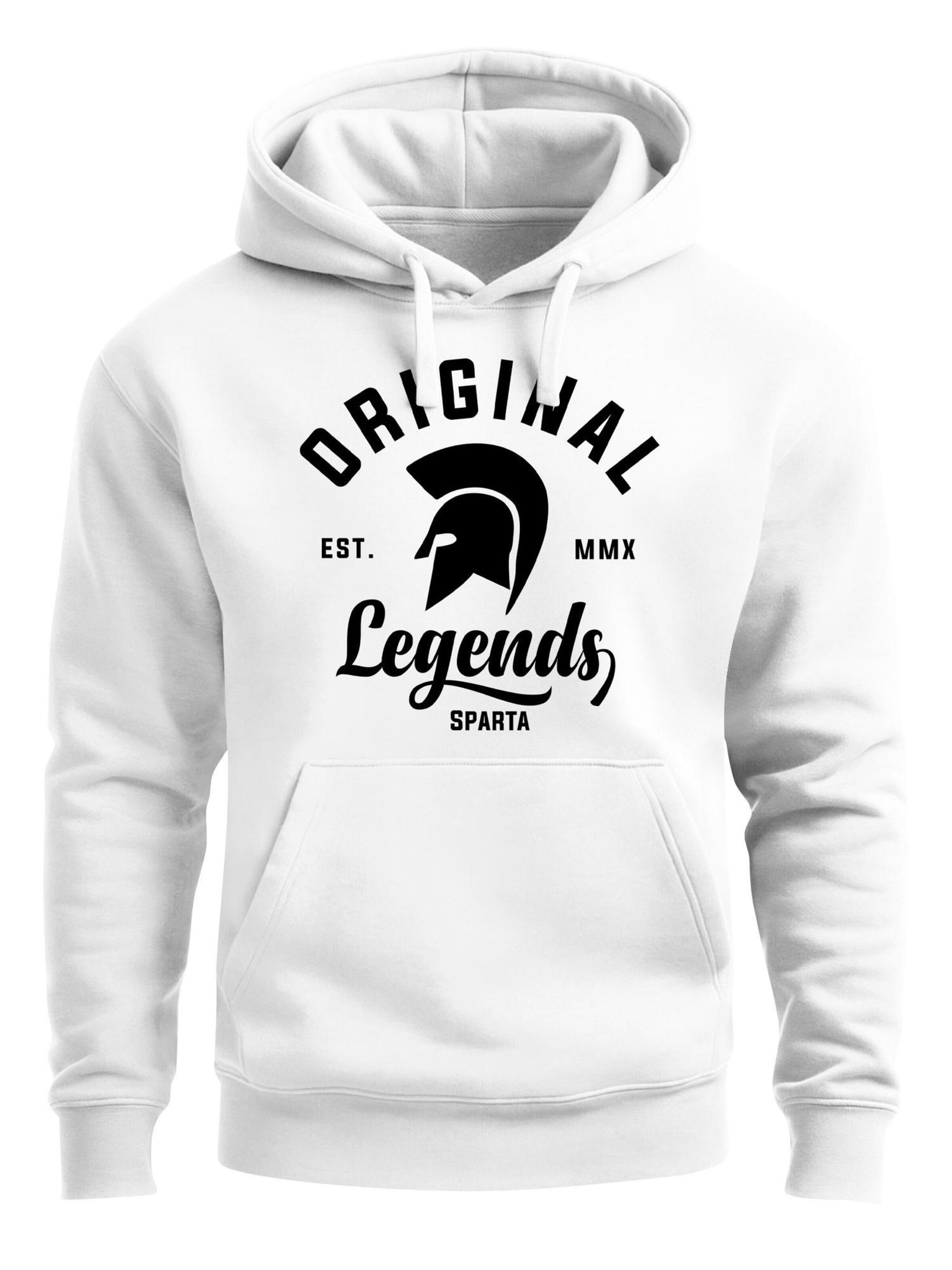 Neverless Sweatshirt 'Original' in White: front
