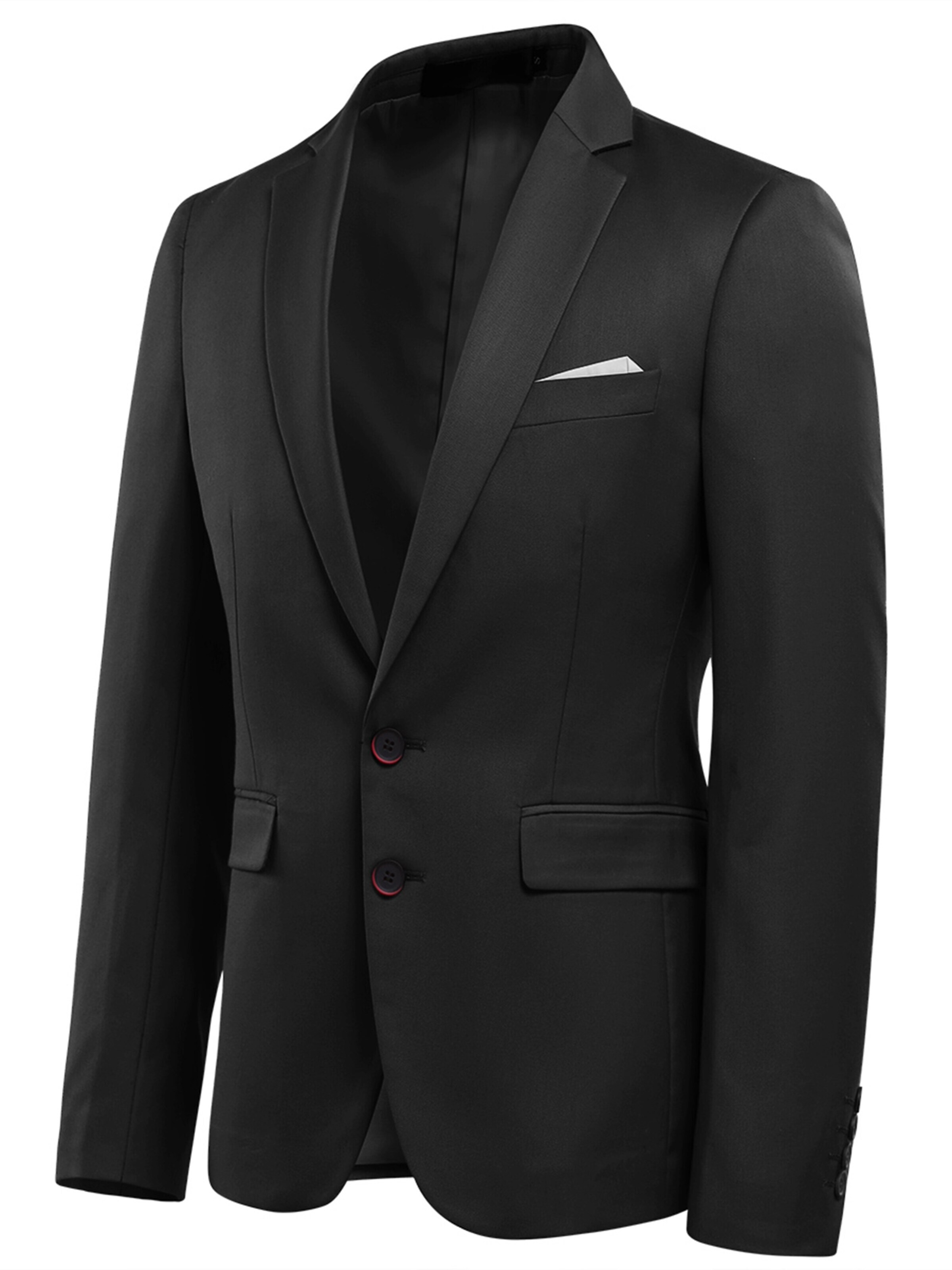 YOUTHUP Slim fit Suit 'Duett' in Black