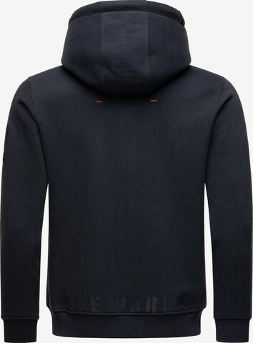 STONE HARBOUR Zip-Up Hoodie 'Jacobi Jamie' in Blue