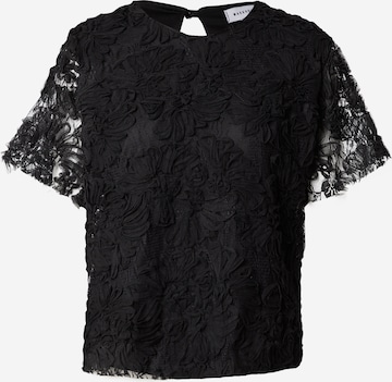 Warehouse - Camiseta en negro: frente