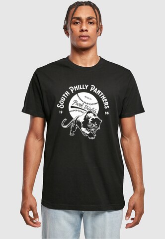 Merchcode T-Shirt 'Park Fields - South Philly Panthers' in Schwarz: Vorderseite