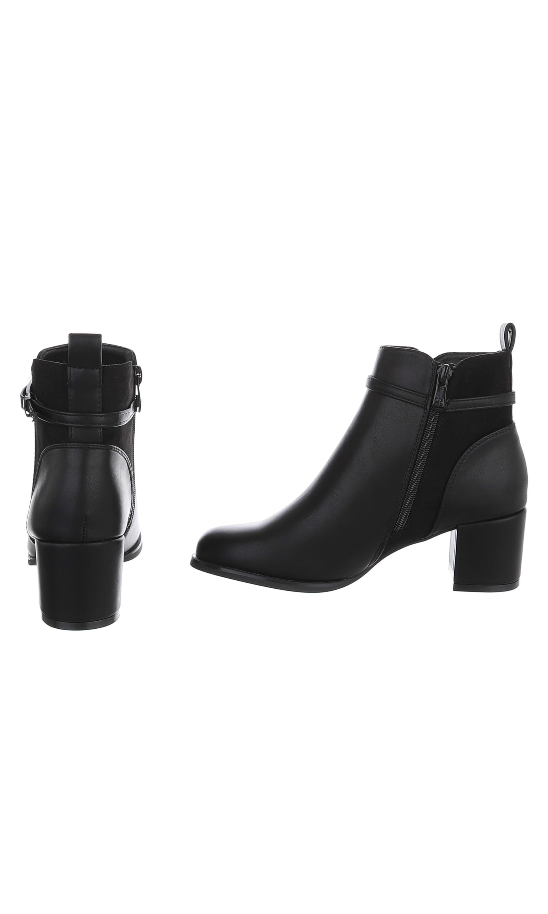 Ital-Design Stiefelette in Schwarz