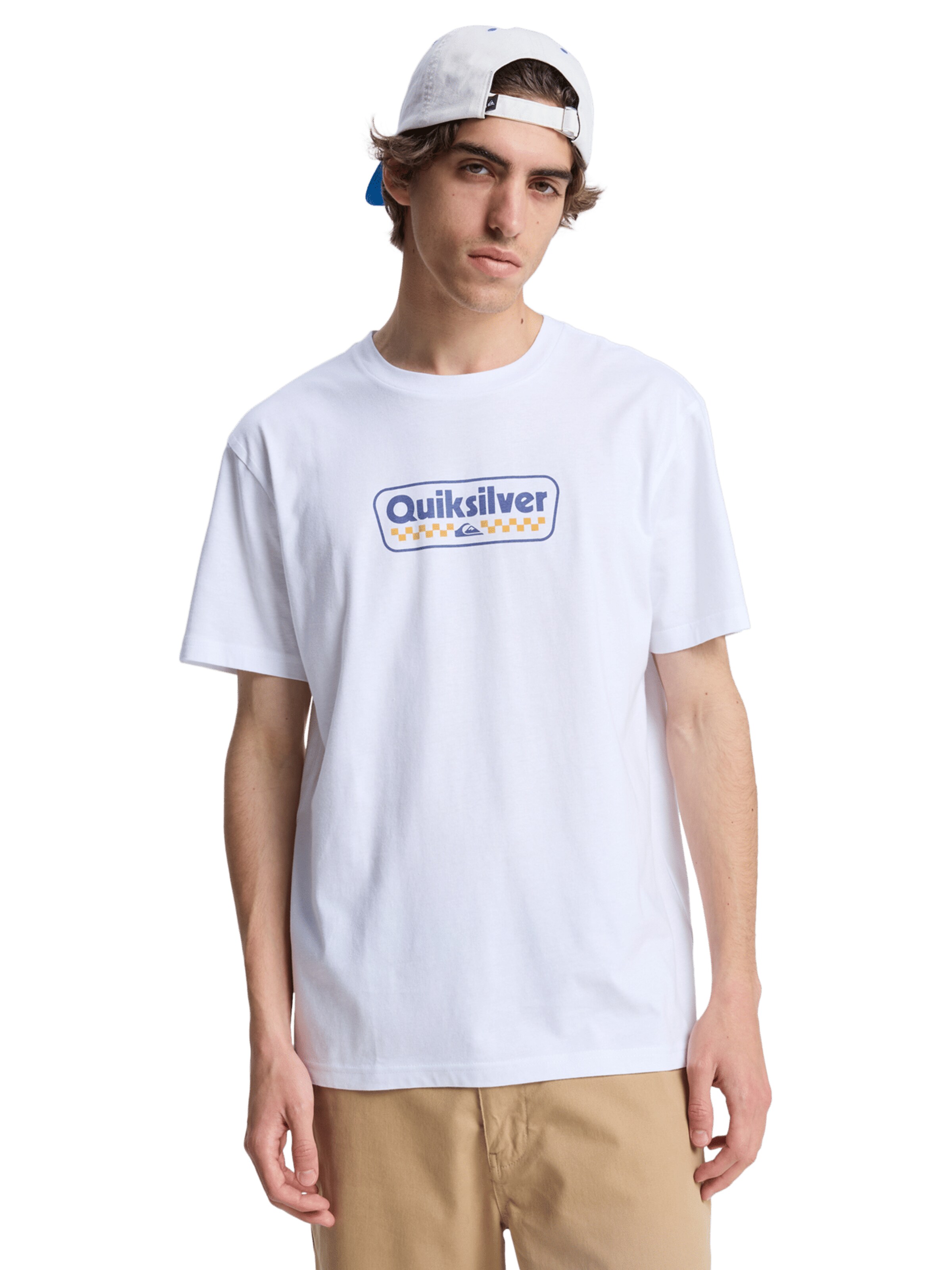 QUIKSILVER T-Shirt 'EV Starting Grid' in Weiß: Vorderseite