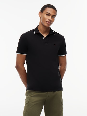 TOMMY HILFIGER Poloshirt in Schwarz: Vorderseite