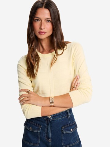 Pullover di Morgan De Toi in giallo: frontale