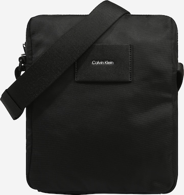 Borsa a tracolla di Calvin Klein in nero: frontale