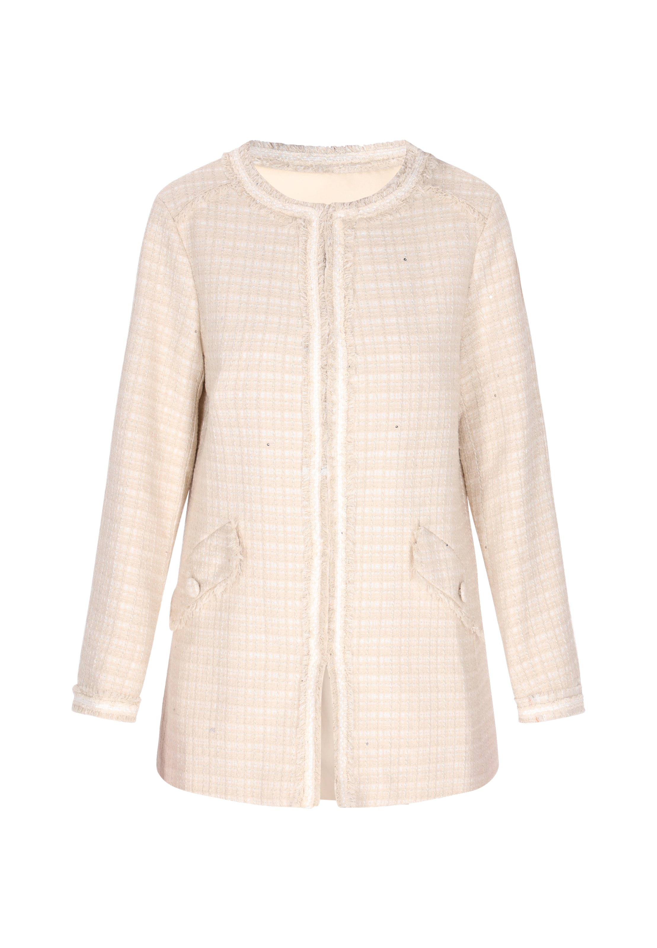 DreiMaster Klassik Välikausitakki 'Classic Look' värissä beige, Tuotenäkymä