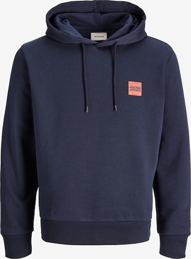 JACK & JONES Collegepaita 'JJBRANDY' värissä yönsininen / oranssi, Tuotenäkymä