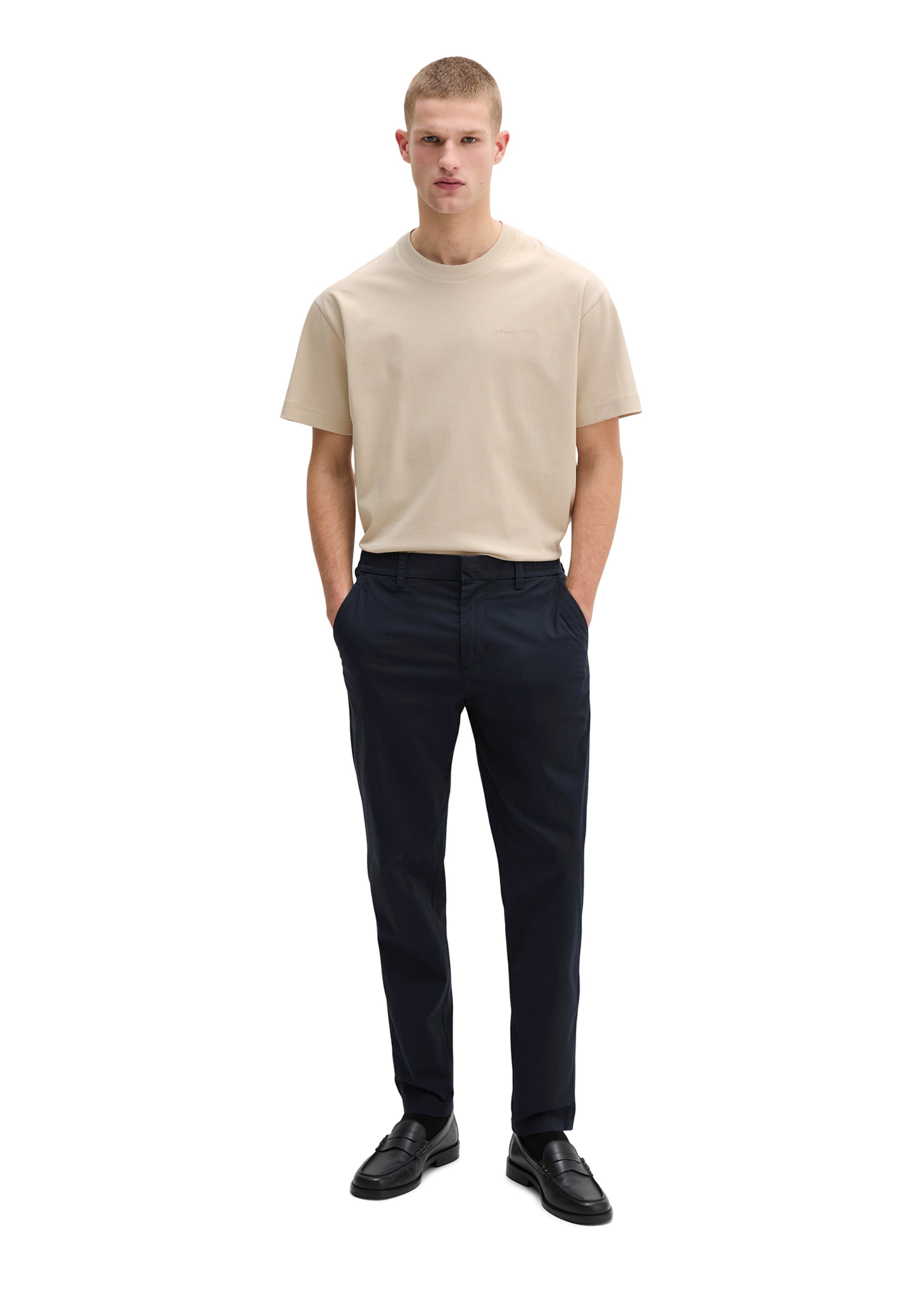 Marc O'Polo Regular Chino trousers 'Morot' in Blue: front