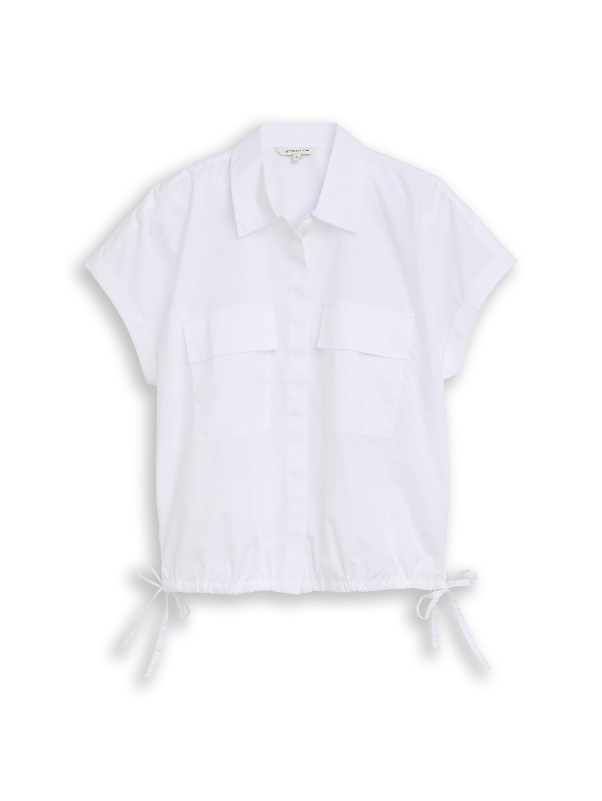 TOM TAILOR Bluse in Weiß: Vorderseite