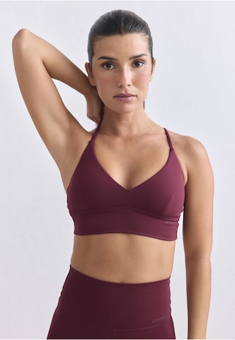 Aim'n Bustier Sport bh 'Sense' in Rood: voorkant