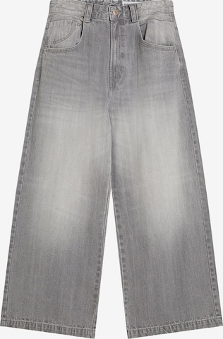 Jean Bershka en gris : devant