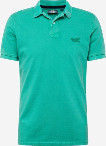 Superdry Poloshirt in Grün: predná strana