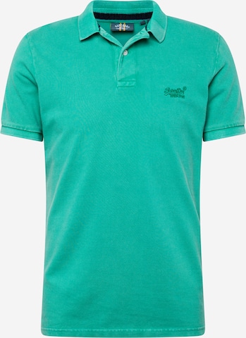 Superdry - Camisa em verde: frente