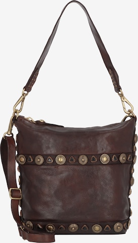 Campomaggi Shoulder Bag in Brown: front