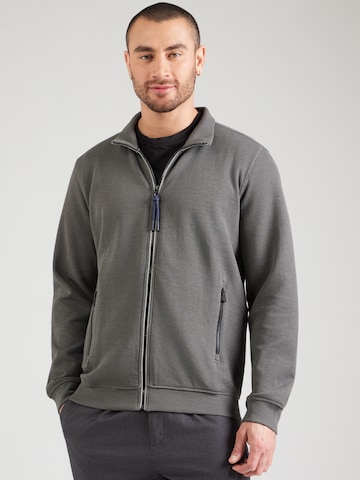 LERROS Sweatjacke in Grau: Vorderseite