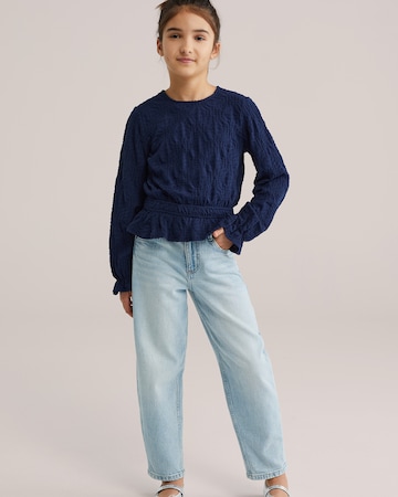 WE Fashion Блуза в синьо