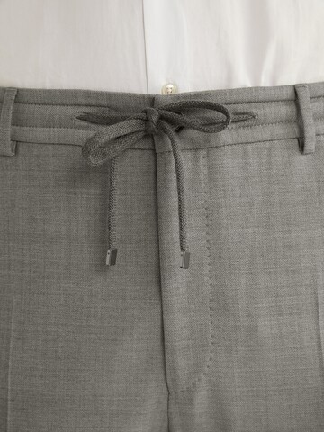 JOOP! Slim fit Trousers with creases 'Bax' in Grey