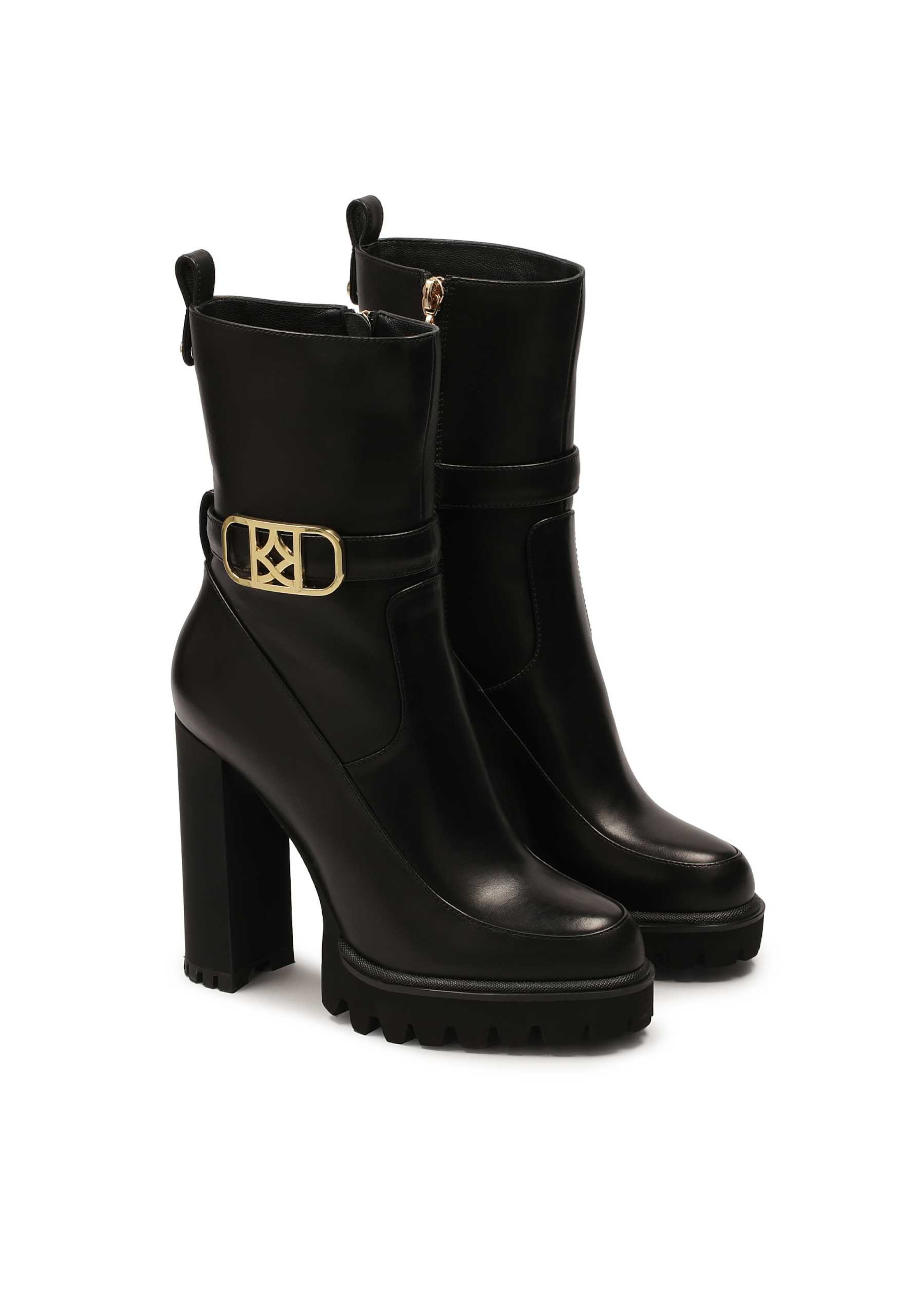 Kazar Rövid szárú csizmák - fekete