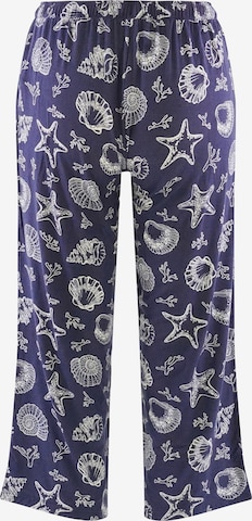 PJ Salvage Pyjamabroek ' Tropical ' in Blauw