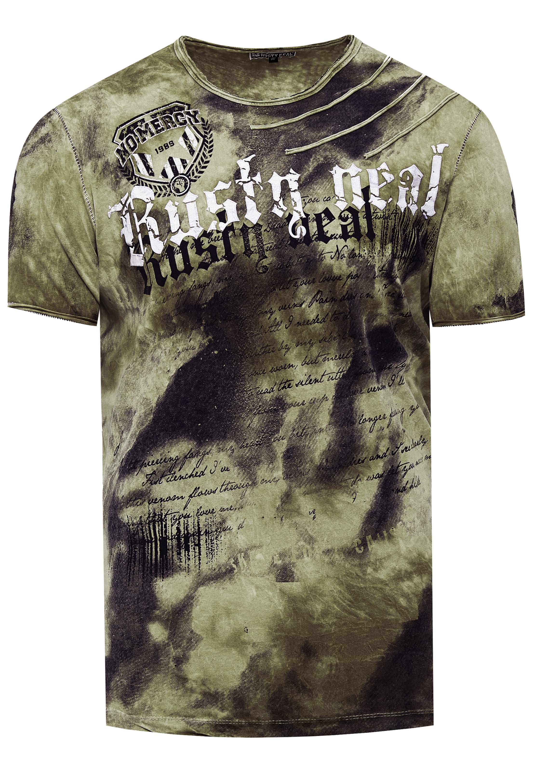 T-Shirt Rusty Neal en vert : devant