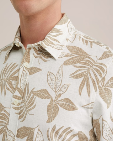 WE Fashion Regular Fit Hemd in Beige