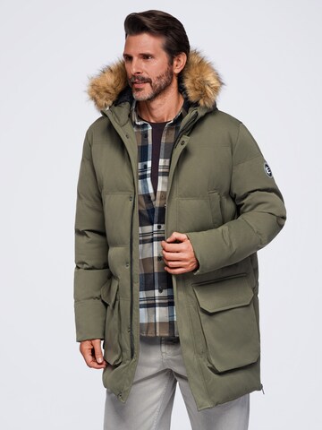 Ombre Winterparka in Groen