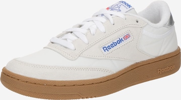 Reebok Matalavartiset tennarit 'CLUB C 85' värissä valkoinen: etupuoli