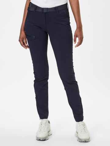 Regular Pantaloni outdoor 'Inara Slim' de la Maier Sports pe albastru: față