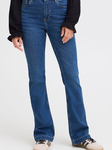 évasé Jean PULZ Jeans en bleu
