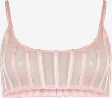 OW Collection Bustier BH 'WENDY' in Roze: voorkant