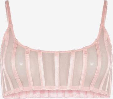 Bustier Soutien-gorge 'WENDY' OW Collection en rose : devant