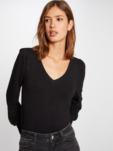 Pullover di Morgan in nero: frontale