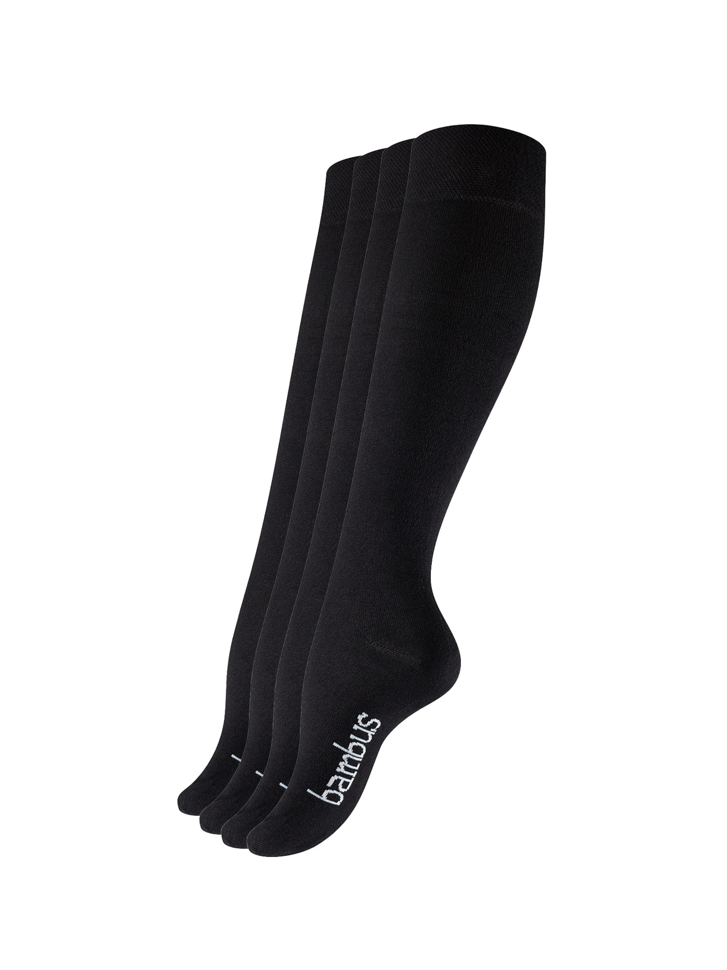 Vincent Creation - Meias pelo joelho em preto: frente