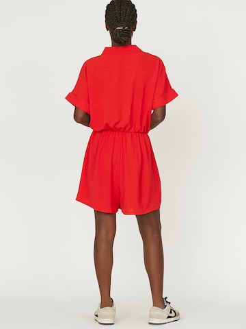 SISTERS POINT Jumpsuit 'NINA' in Rood
