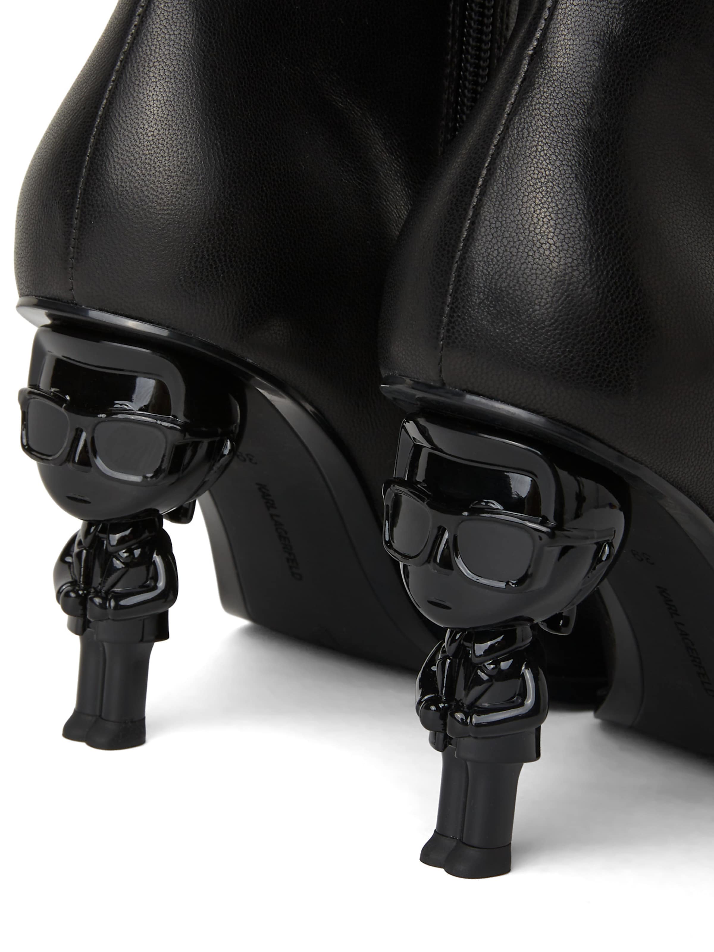 Karl Lagerfeld - Bota 'Ikon' em preto