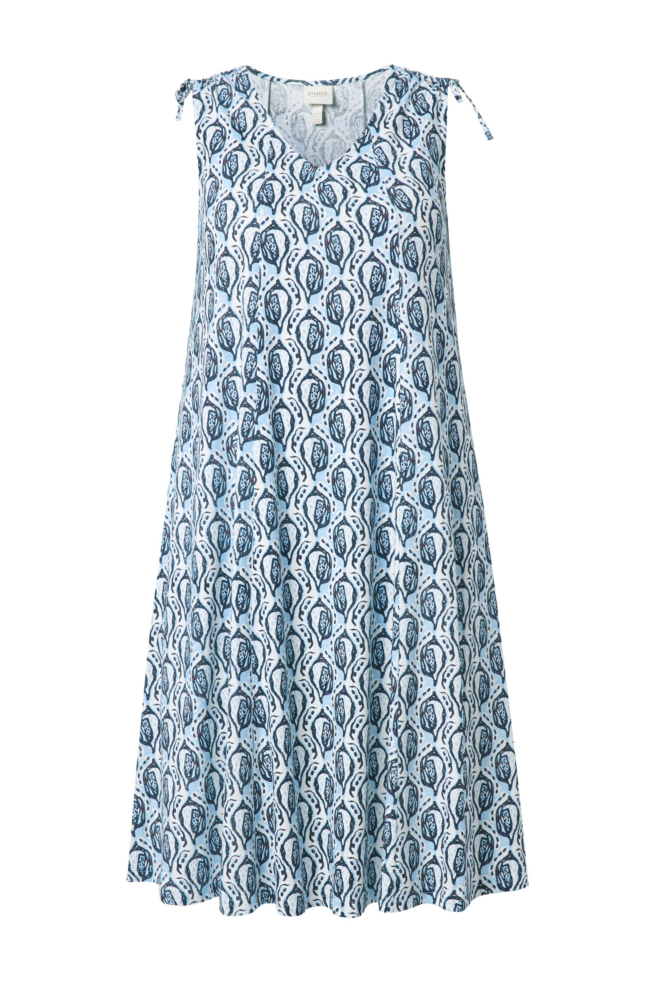 Ulla Popken Kleid in Blau: Vorderseite