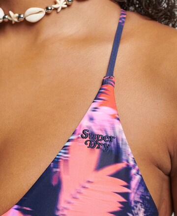 Superdry Triangel Bikinitop in Blauw