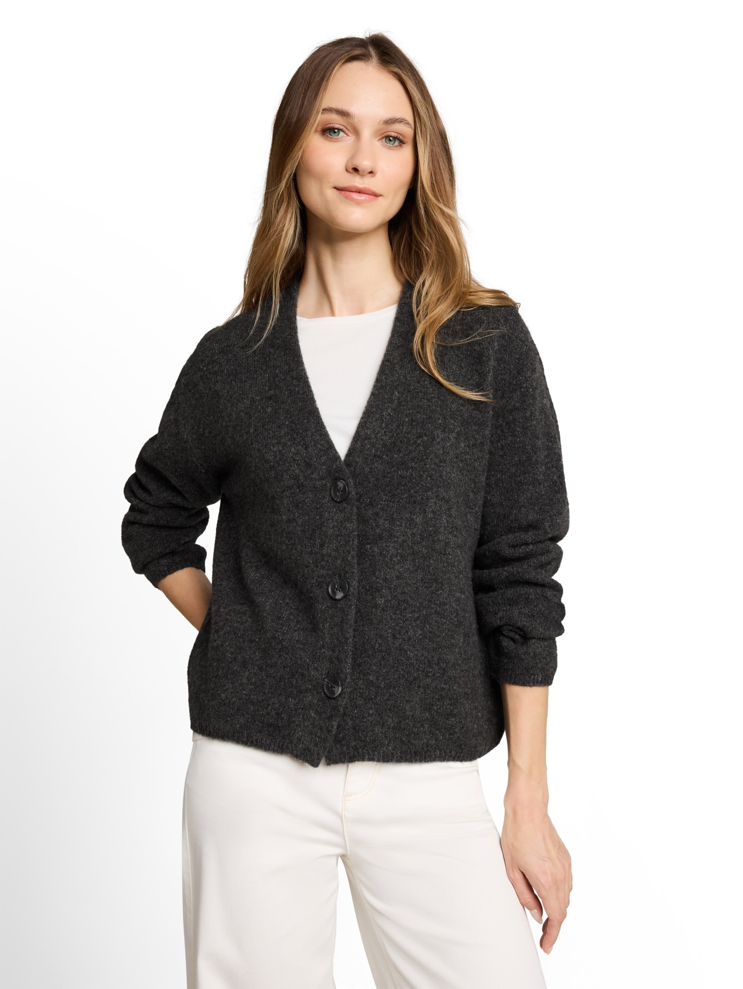 TOM TAILOR DENIM - Cárdigan en gris: frente
