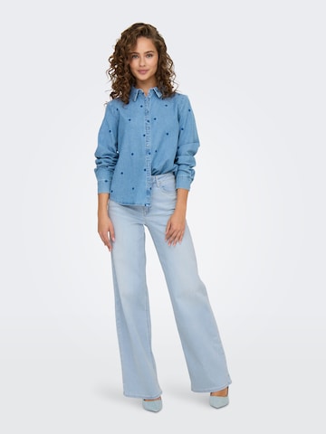 Wide leg Jeans 'ONLMadison' di ONLY in blu